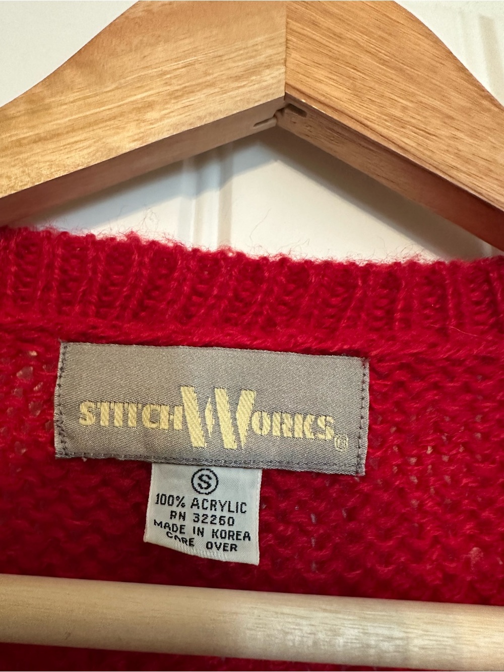 Vintage Sleeveless Sweater Top Knit Red Scottie Dog Animal Terrier Size Small - Picture 5 of 6